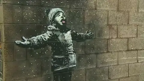 Banksy reaparece por Navidad Banksy reaparece por Navidad