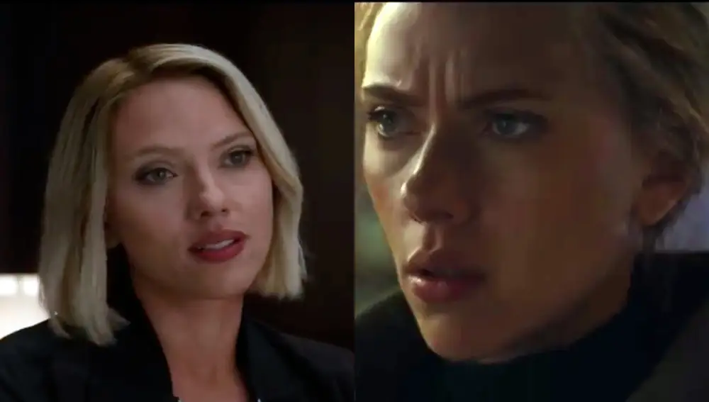 Scarlett Johanson como Viuda Negra en 'Vengadores: Endgame'