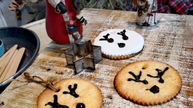 Galletas divertidas para colgar en el árbol de Navidad