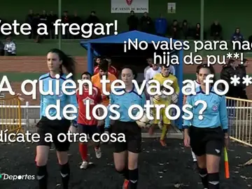 REEMPLAZO: Lamentables insultos machistas a una árbitra en Palencia: "¡Eres una pu** guarra!" REEMPLAZO: Lamentables insultos machistas a una árbitra en Palencia: "¡Eres una pu** guarra!"