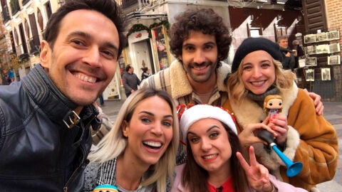 Nerea Garmendia ('Allí abajo') participan en cuatro juegos relacionados con series de ayer, hoy y siempre