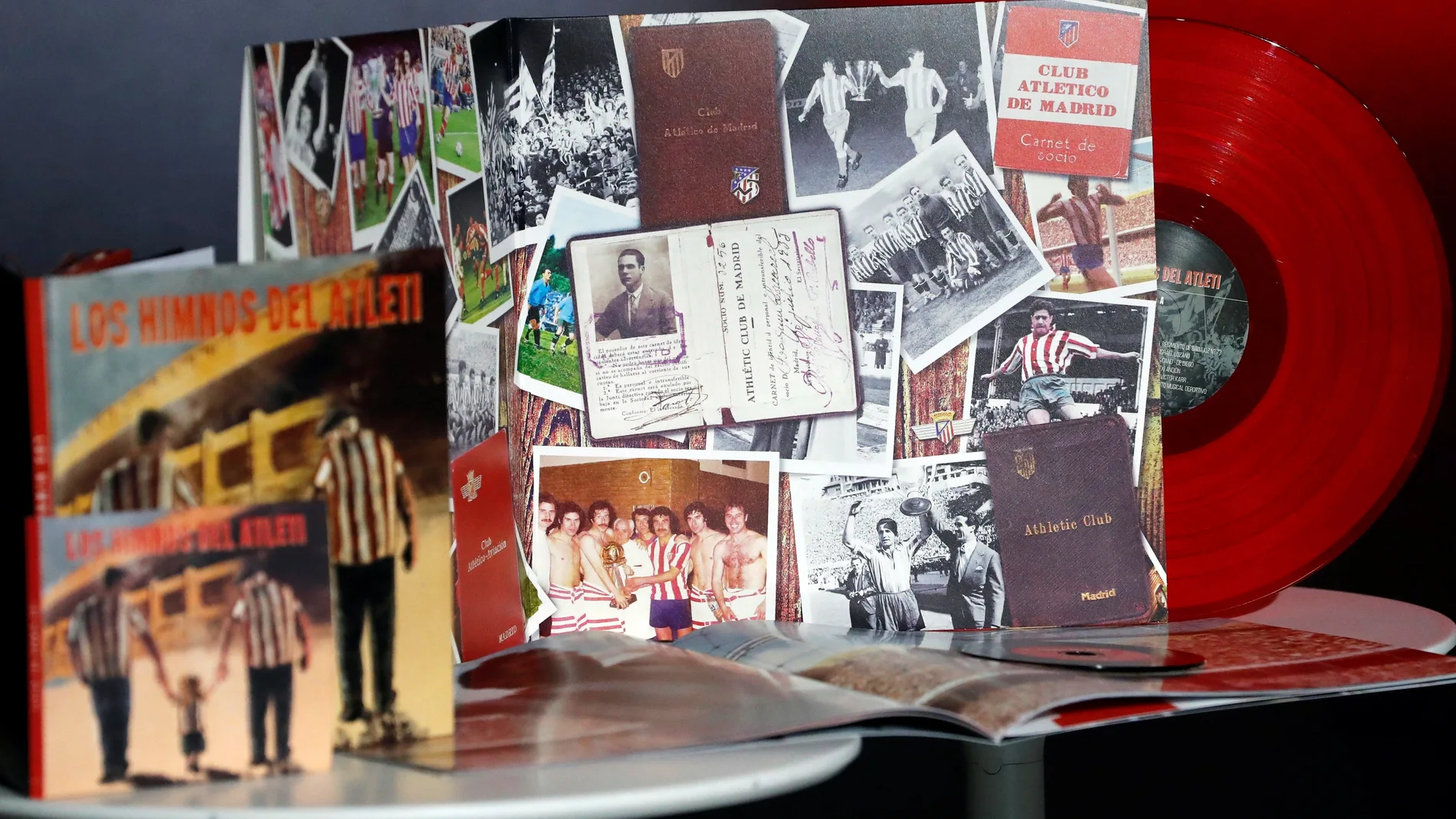 Los once himnos de Atlético de Madrid, reunidos en un disco por 'Los 50' Los once himnos de Atlético de Madrid, reunidos en un disco por 'Los 50'