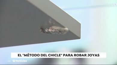 Nueva técnica de robo en las joyerías: el 'método chicle'