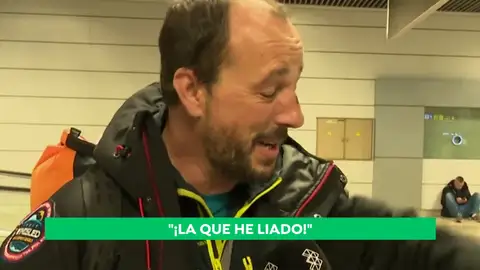 El 'hombre de las nieves' vuelve a España: "En ningún momento tuve miedo a morir" El 'hombre de las nieves' vuelve a España: "En ningún momento tuve miedo a morir"