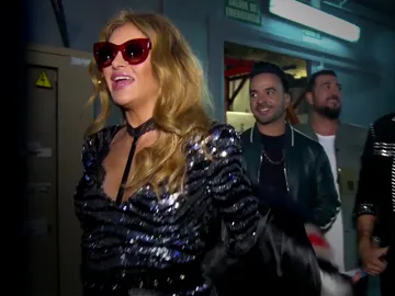 Un equipo de coaches brillante se divierte en el backstage de 'La Voz' Un equipo de coaches brillante se divierte en el backstage de 'La Voz'