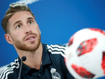 Sergio Ramos, en rueda de prensa Sergio Ramos, en rueda de prensa