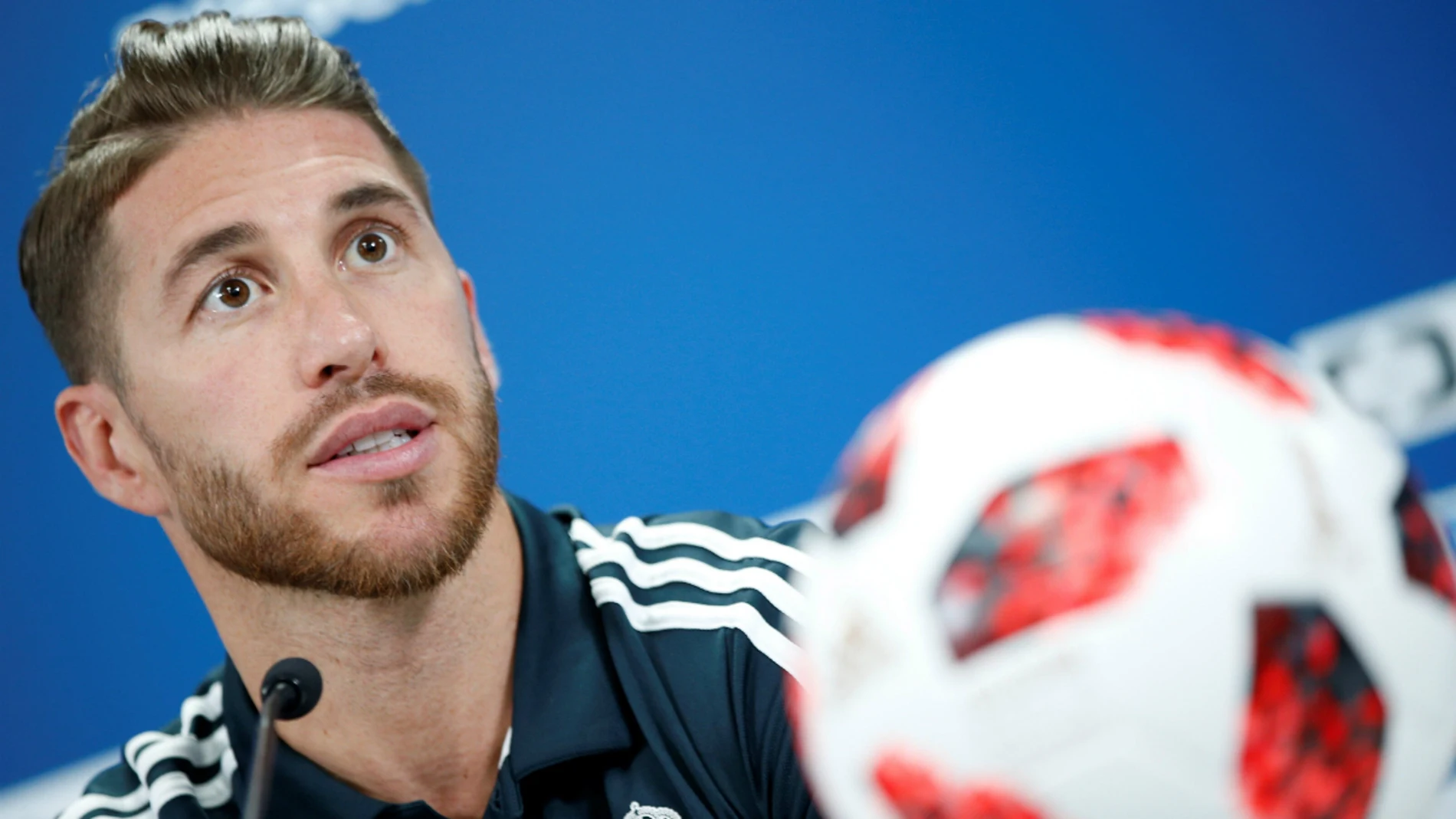 Sergio Ramos, en rueda de prensa Sergio Ramos, en rueda de prensa