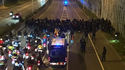 Cortes en las carreteras catalanas el día del Consejo de Ministros Cortes en las carreteras catalanas el día del Consejo de Ministros