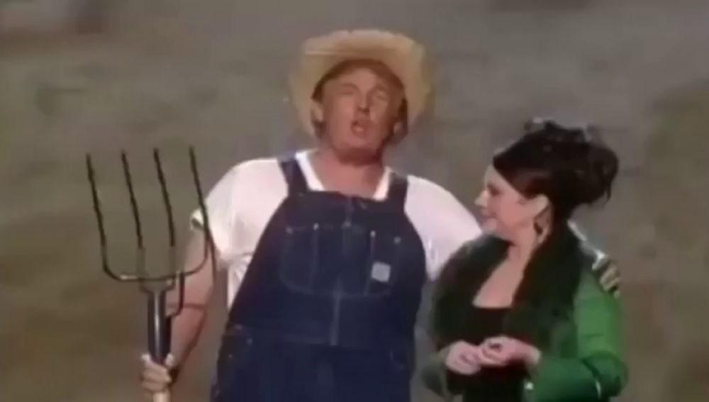 Trump comparte un vídeo disfrazado de granjero para anunciar ley agrícola