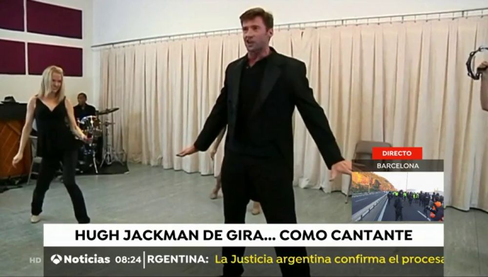 Hugh Jackman tiene todo preparado para comenzar su gira mundial cantando las mejores canciones de las obras que han marcado su carrera