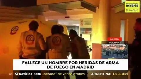Muere un hombre por disparos en la espalda junto a un hospital en Madrid Muere un hombre por disparos en la espalda junto a un hospital en Madrid