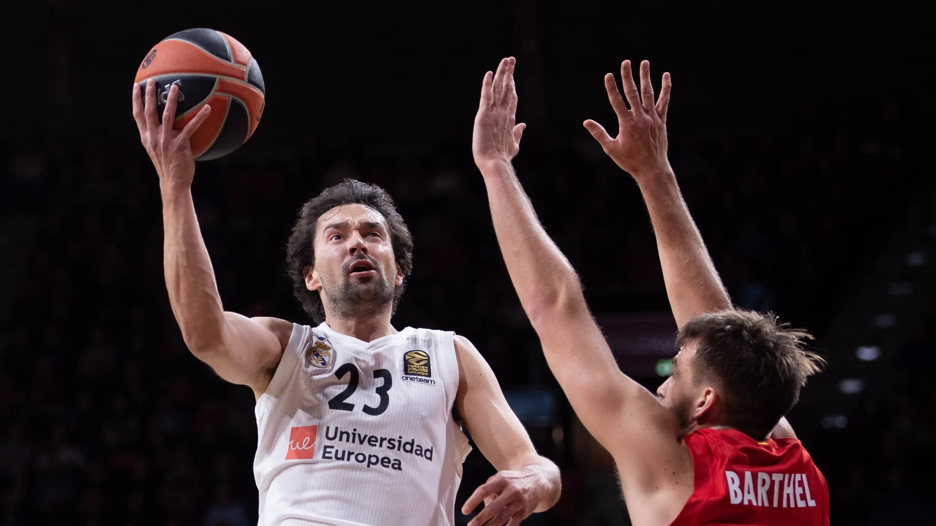 Llull, durante el partido contra el Bayern Llull, durante el partido contra el Bayern