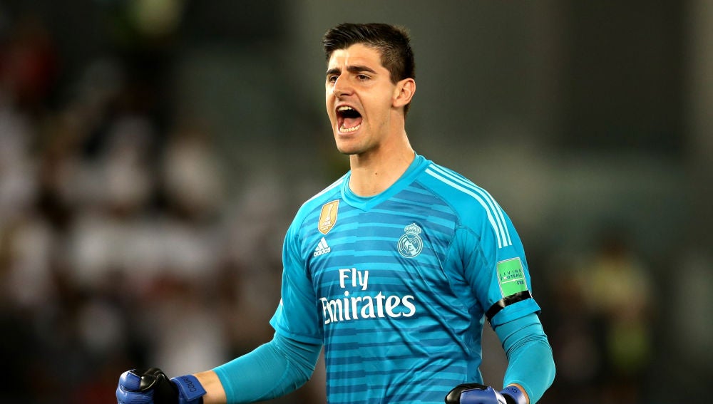 Courtois celebra la victoria en el Mundial de Clubes