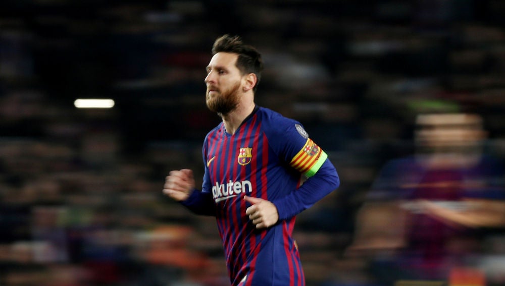 Leo Messi, durante un partido