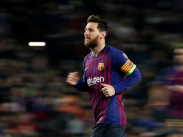 Leo Messi, durante un partido