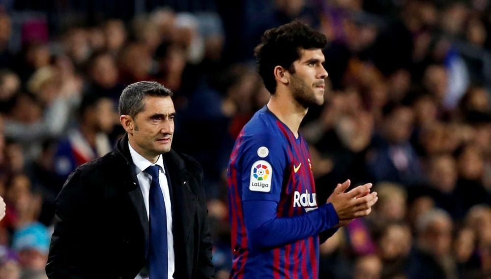 Valverde, con Aleñá