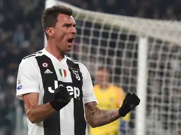 Mandzukic celebra un gol Mandzukic celebra un gol