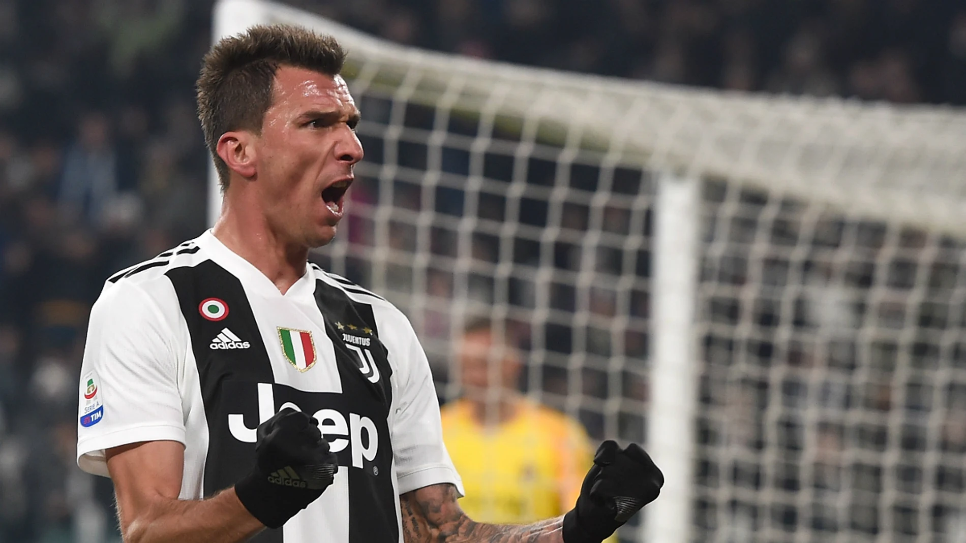 Mandzukic celebra un gol Mandzukic celebra un gol