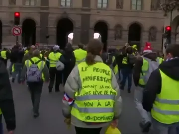 Al menos 30 detenidos en la sexto sábado de protestas de lo 'chalecos amarillos' Al menos 30 detenidos en la sexto sábado de protestas de lo 'chalecos amarillos'