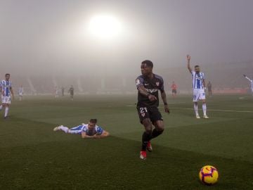 Momento del partido entre Leganés y Sevilla