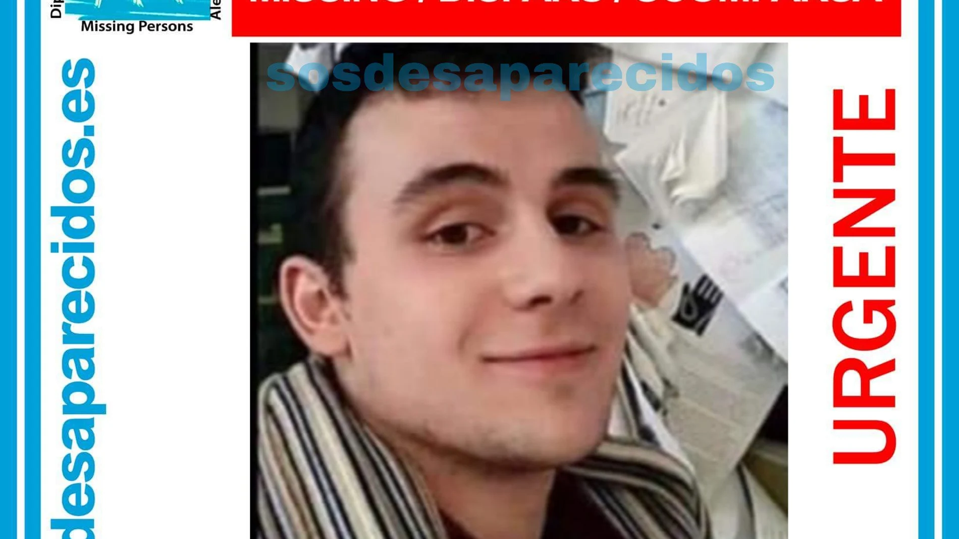 Omar Delgado López, joven de 22 años desaparecido en Ourense Omar Delgado López, joven de 22 años desaparecido en Ourense