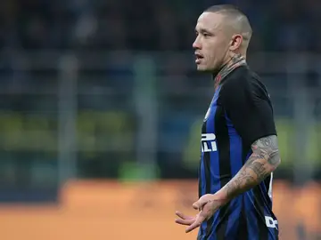 Nainggolan, con el Inter Nainggolan, con el Inter