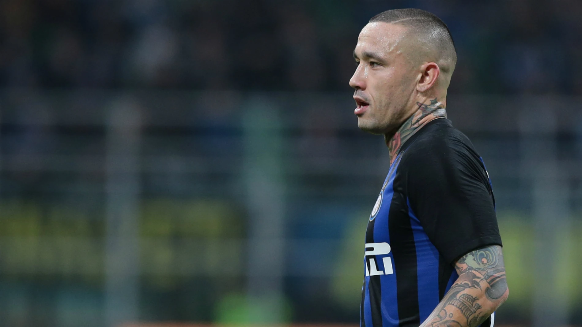 Nainggolan, con el Inter Nainggolan, con el Inter