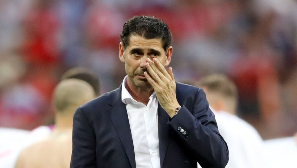 Fernando Hierro, tras la eliminación de España en el Mundial de Rusia
