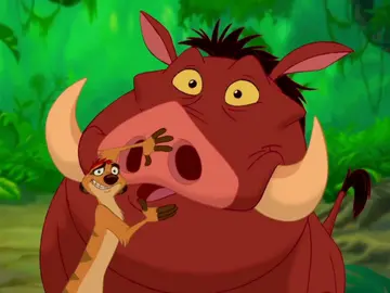 Timón y Pumba en 'El Rey León' Timón y Pumba en 'El Rey León'