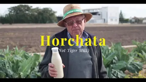 'This is horchata', la campaña que ha lanzado chufa de Valencia para hacer frente a la 'leche vegana' vendida en Reino Unido 'This is horchata', la campaña que ha lanzado chufa de Valencia para hacer frente a la 'leche vegana' vendida en Reino Unido