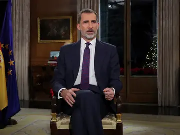 El Rey Felipe VI pronuncia el tradicional mensaje de Navidad El Rey Felipe VI pronuncia el tradicional mensaje de Navidad