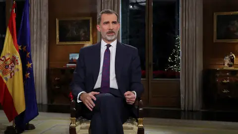 El Rey Felipe VI pronuncia el tradicional mensaje de Navidad El Rey Felipe VI pronuncia el tradicional mensaje de Navidad