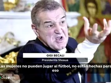 Lamentables palabras machistas del presidente del Steaua: "El fútbol femenino se alinea con las ideas de Satanás" Lamentables palabras machistas del presidente del Steaua: "El fútbol femenino se alinea con las ideas de Satanás"