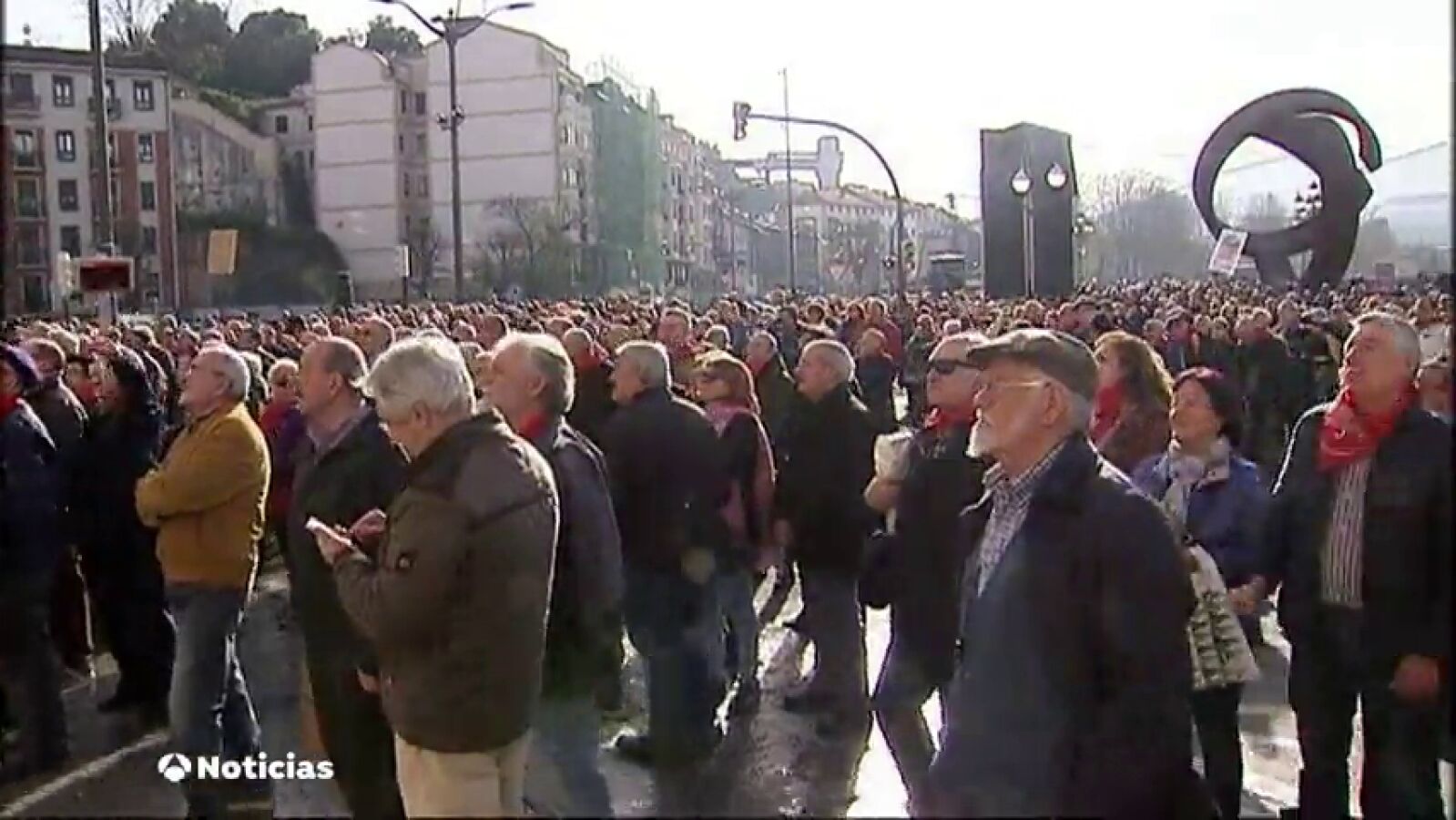 Jubilados piden 'carbón' para los que ponen trabas a las pensiones de 1.080 euros 