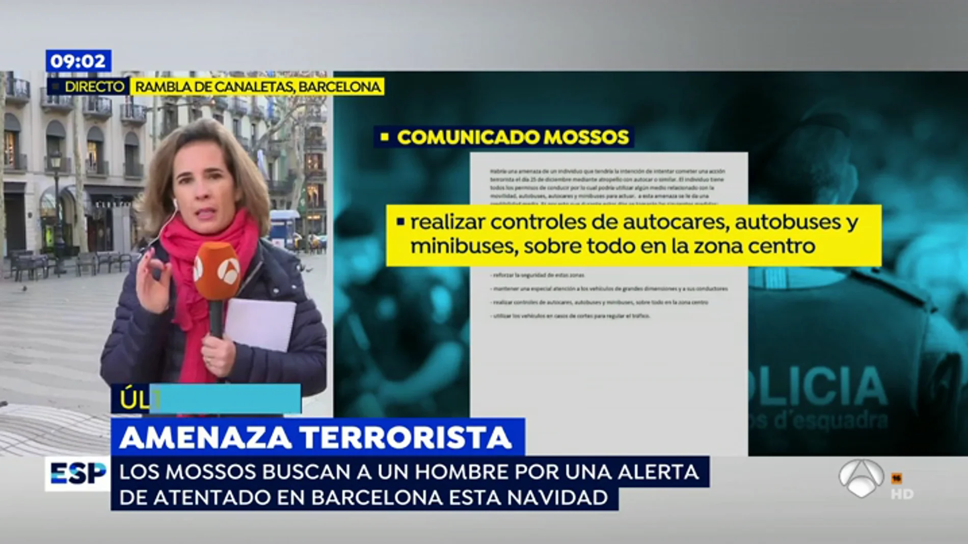 Nacho Abad devela que los Mossos identifican al hombre que podría estar planeando un atentado terrorista en Barcelona