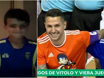 El partido solidario de Vitolo y Viera por Yeray El partido solidario de Vitolo y Viera por Yeray