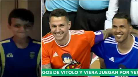 El partido solidario de Vitolo y Viera por Yeray El partido solidario de Vitolo y Viera por Yeray