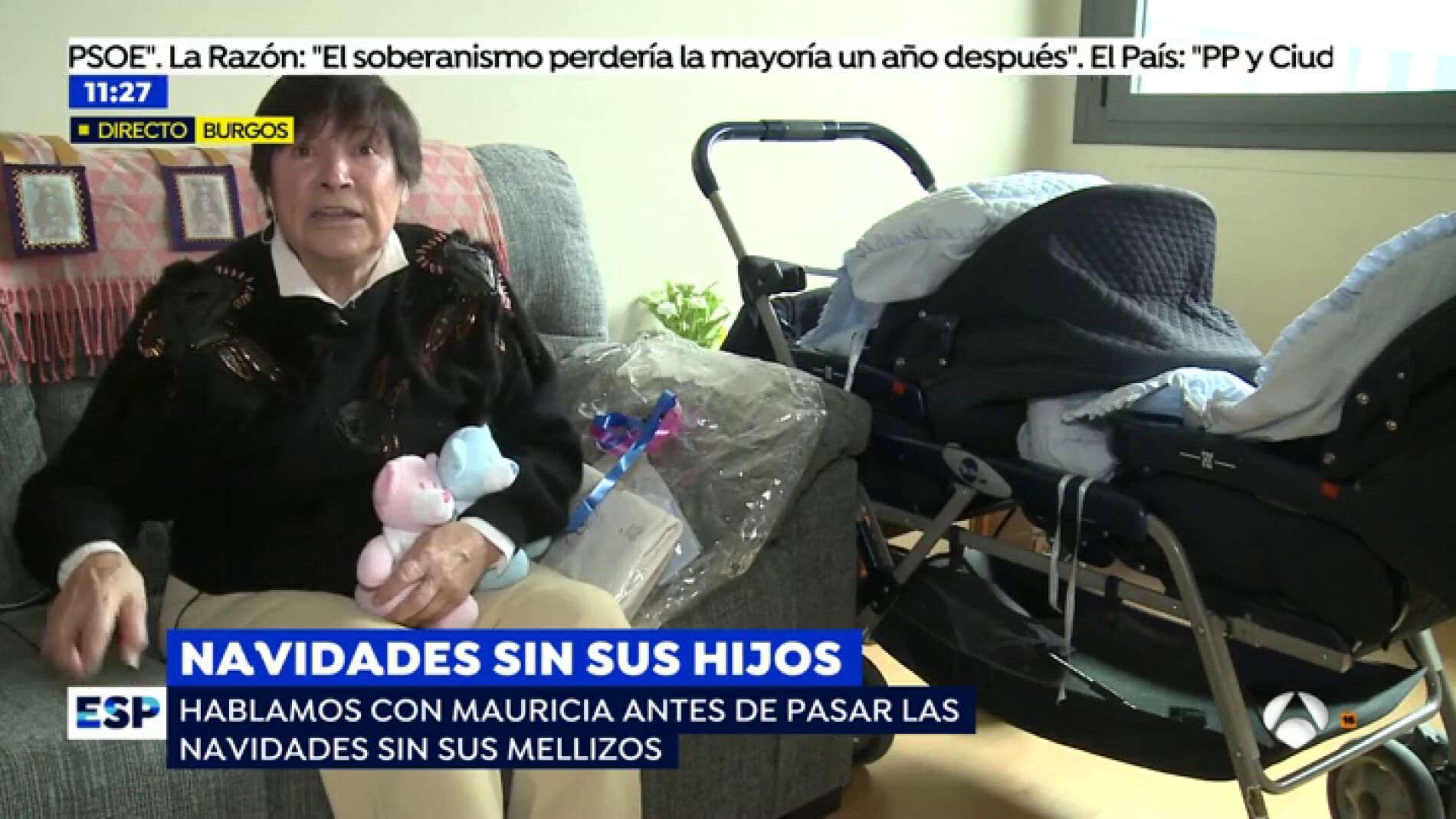 Mauricia pasa una de sus Navidades m&aacute;s tristes sin sus mellizos.