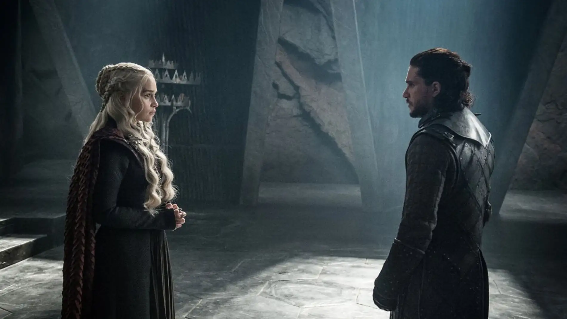 Daenerys Targaryen y Jon Snow en 'Juego de Tronos'