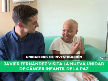 Javier Fernández visita la nueva unidad de cáncer infantil de La Paz: "Hay que dar las gracias a muchas personas por hacer esto posible"