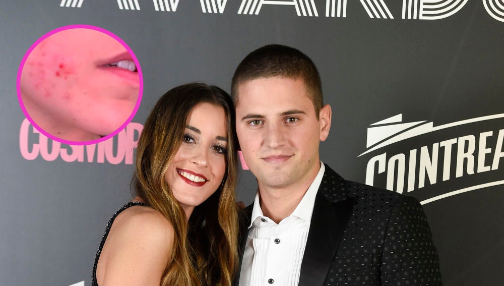 Paula Gonu junto a su novio Álex Chiner