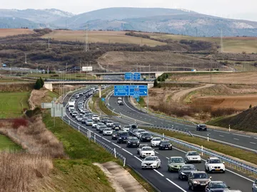 Coches en la carretera Coches en la carretera