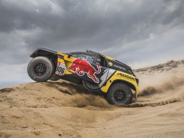 Sebastien Loeb, en acción en la segunda etapa del Dakar