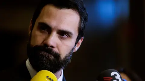El presidente del Parlament, Roger Torrent. El presidente del Parlament, Roger Torrent.