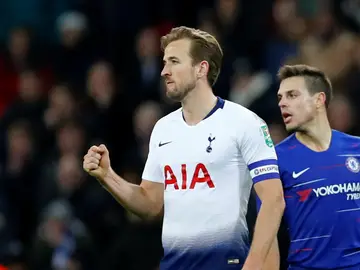 Harry Kane celebra su gol ante el Chelsea Harry Kane celebra su gol ante el Chelsea