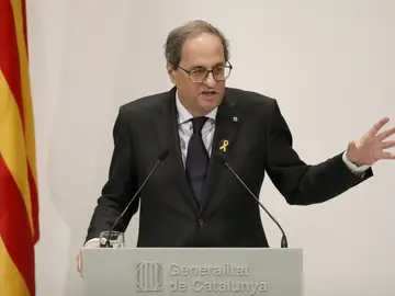 El presidente de la Generalitat, Quim Torra El presidente de la Generalitat, Quim Torra