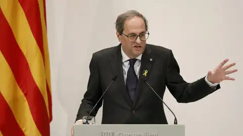 El presidente de la Generalitat, Quim Torra El presidente de la Generalitat, Quim Torra