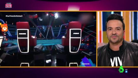 LUIS FONSI VISITA 'ZAPEANDO' PARA COMENTAR 'LA VOZ'