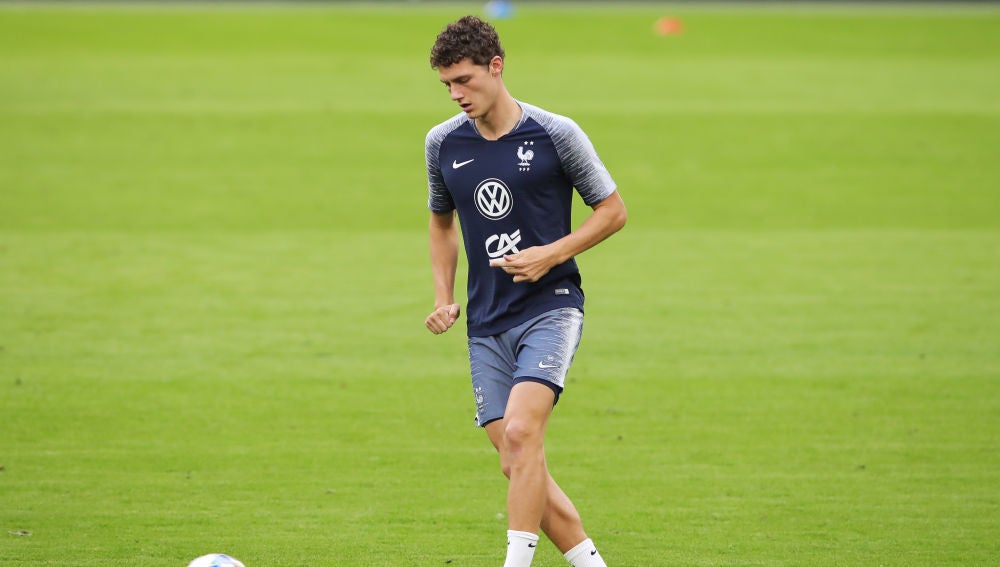 Benjamin Pavard, con la selección de Francia