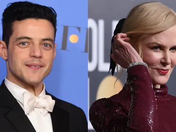 Rami Malek y Nicole Kidman en Los Globos de Oro Rami Malek y Nicole Kidman en Los Globos de Oro